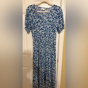 Seven Islands Blue Floral Dress